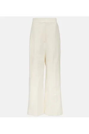 Khaite Pantaloni Banton in cotone