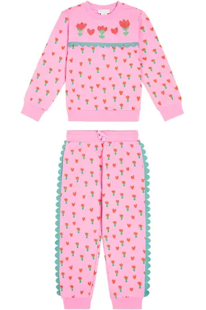 Stella McCartney Felpa e pantaloni sportivi con stampa