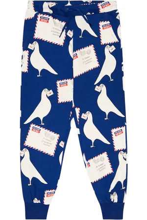 Mini Rodini Pantaloni sportivi in jersey di cotone