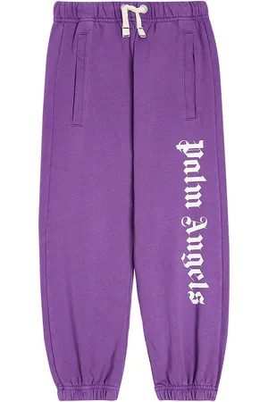 Palm Angels Pantaloni sportivi in jersey di cotone