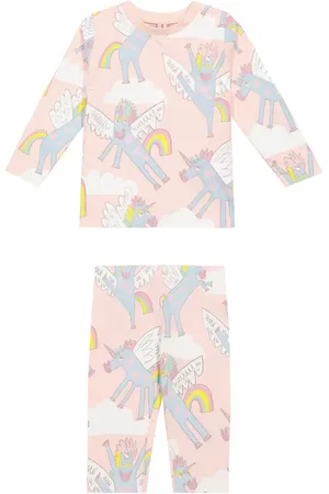 Stella McCartney Felpa e pantaloni sportivi in cotone