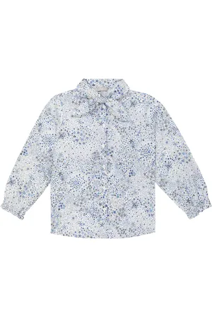 Il gufo Camicia in cotone con fiocco