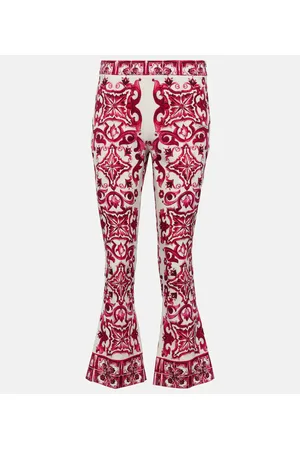Dolce & Gabbana Pantaloni flared con stampa