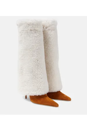 MAGDA BUTRYM Stivali in shearling e suede