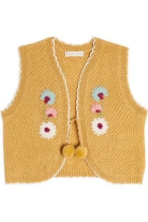 Louise Misha Gilet Sylna con ricamo