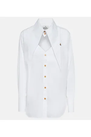 Vivienne Westwood Camicia in cotone con cut-out