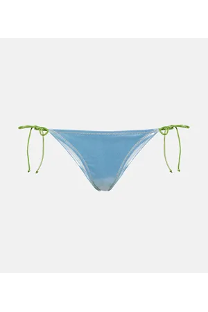 Reina Olga Slip bikini Love Triangle in lamé