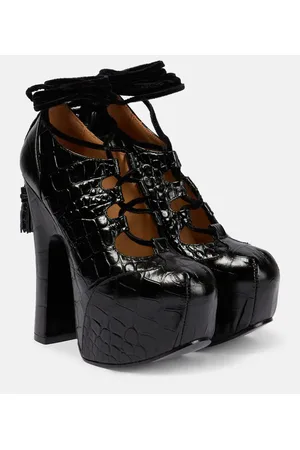 Vivienne Westwood Pumps con plateau in pelle