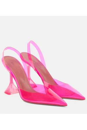 Amina Muaddi Pumps slingback Holli Glass in PVC