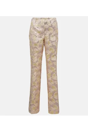 DRIES VAN NOTEN Pantaloni in jacquard