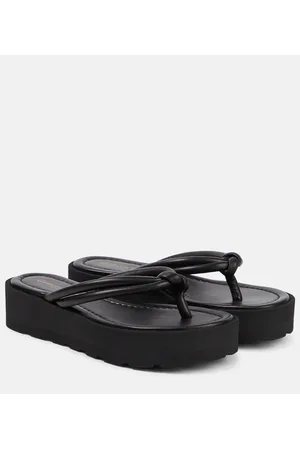 Gianvito Rossi Sandali infradito in pelle