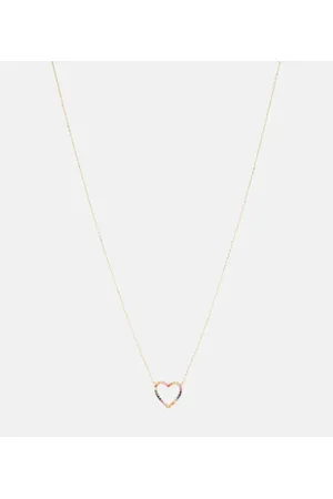 Roxanne First Collana Heart in 14kt con zaffiri