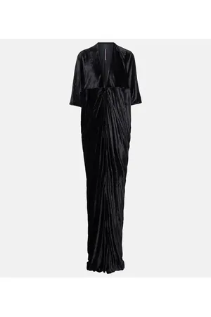 Rick Owens Lilies - Abito lungo in velluto