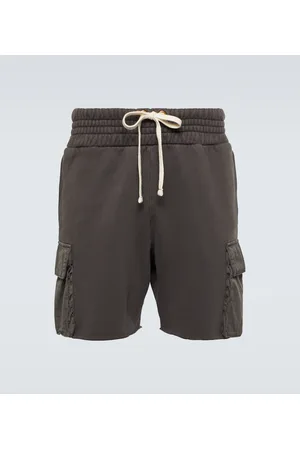 Les Tien Shorts cargo in jersey di cotone