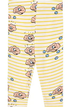 Mini Rodini Baby - Leggings in misto cotone con stampa