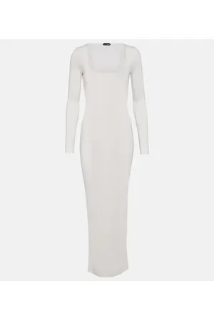 Tom Ford Abito lungo in cashmere e seta