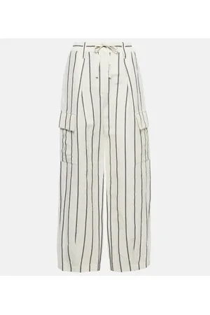 Brunello Cucinelli Pantaloni in lino e cotone