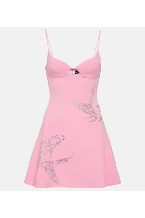 DAVID KOMA Miniabito con cristalli