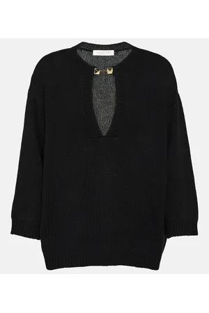 VALENTINO Pullover Rockstud in cashmere