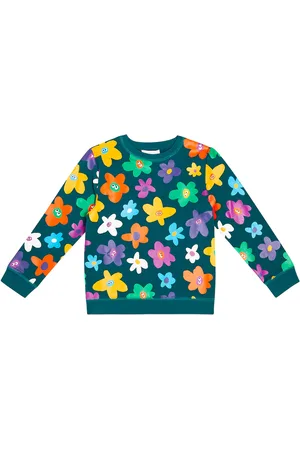 Stella McCartney Felpa in cotone con stampa