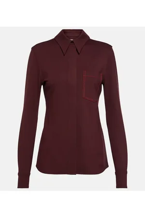 Victoria Beckham Camicia in tessuto stretch