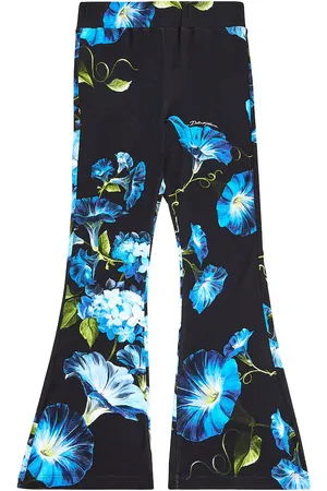 Dolce & Gabbana Pantaloni flared in jersey con stampa