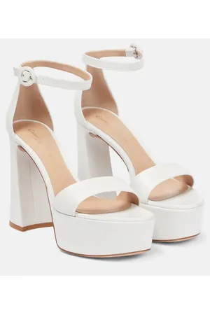 Gianvito Rossi Bridal - Sandali Holly con plateau