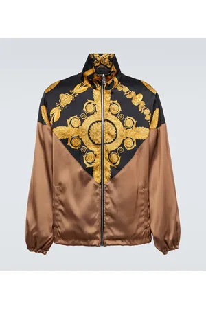 VERSACE Bomber Maschera Baroque in raso