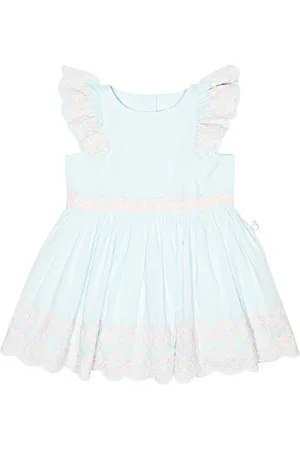 Stella McCartney Baby - Abito in cotone con ricamo
