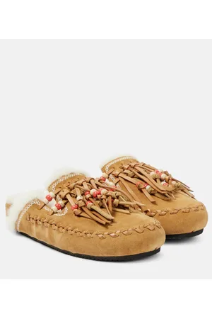 Alanui Slides Journey in suede