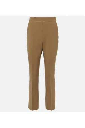 Max Mara Pantaloni regular Nepeta in crêpe