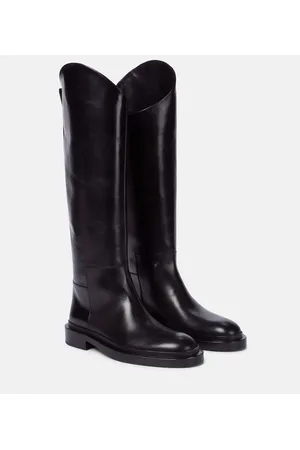 Jil Sander Stivali in pelle