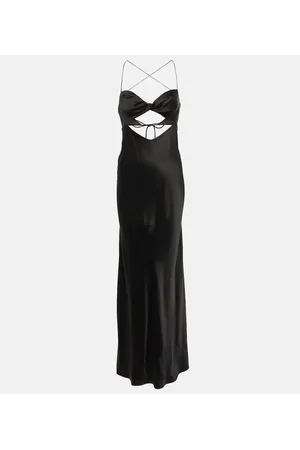 The Sei Abito lungo in seta con cut-out