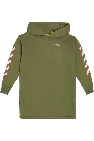 OFF-WHITE Abito in maglia di cotone con logo