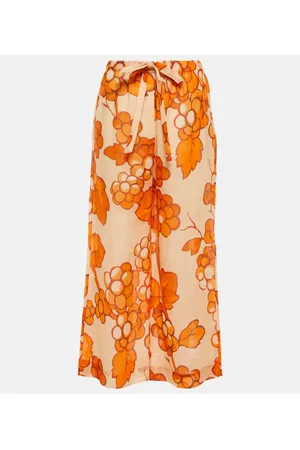 Etro Pantaloni in ramia con stampa