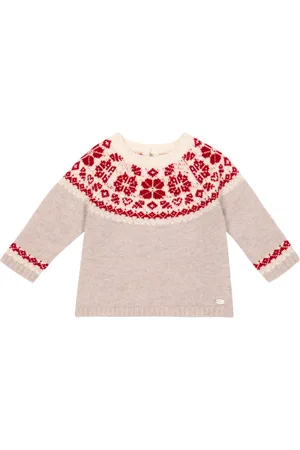 Tartine Et Chocolat Baby - Pullover in jacquard di lana