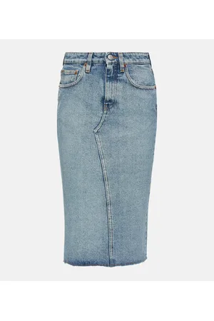 Maison Margiela Gonna midi di jeans