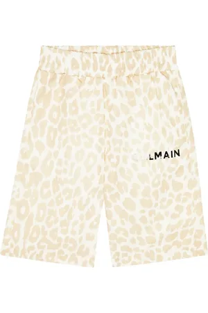 Balmain Shorts in cotone con stampa