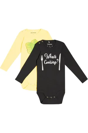 Mini Rodini Baby - Set Gastronomic di 2 body in jersey