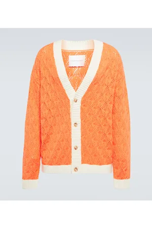 King & Tuckfield Cardigan in lana a righe