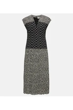 Tory Burch Abito lungo in cotone con stampa