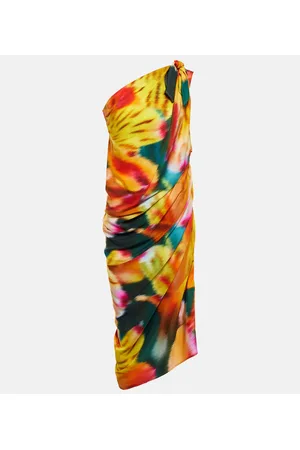 DRIES VAN NOTEN Abito midi monospalla