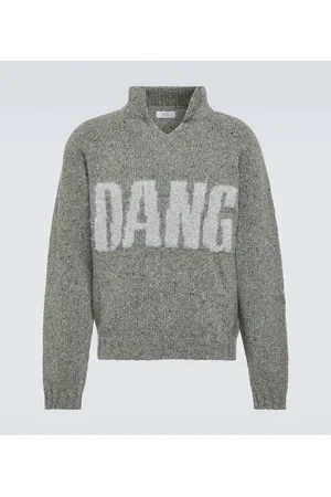 ERL Pullover in misto lana con intarsio