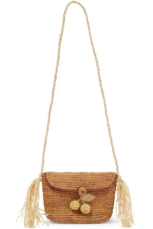 BONPOINT Borsa a spalla in rafia