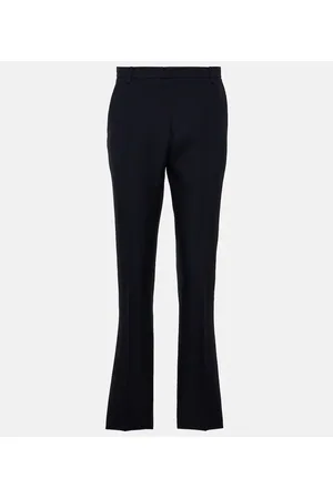 VALENTINO Pantaloni in seta a vita alta