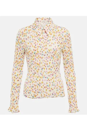 Dorothee Schumacher Top plissé con stampa