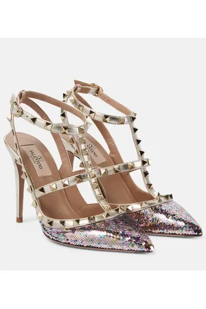 VALENTINO GARAVANI Pumps Rockstud con paillettes