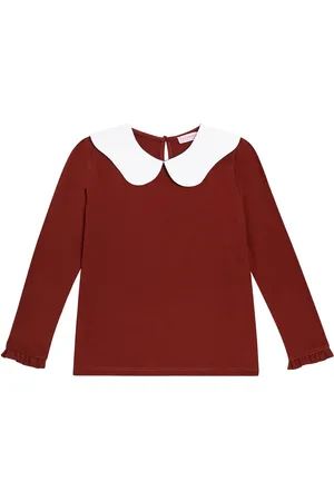 La Coqueta Top Iziar in jersey di cotone