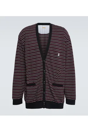 UNDERCOVER Cardigan in cotone a righe