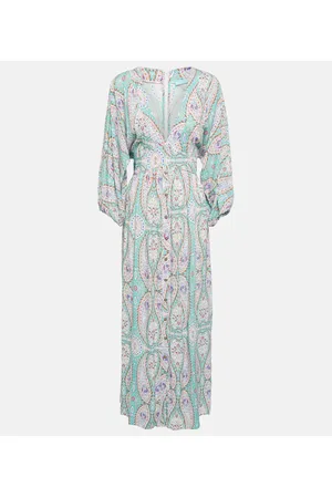 Melissa Odabash Abito lungo Seline con stampa paisley